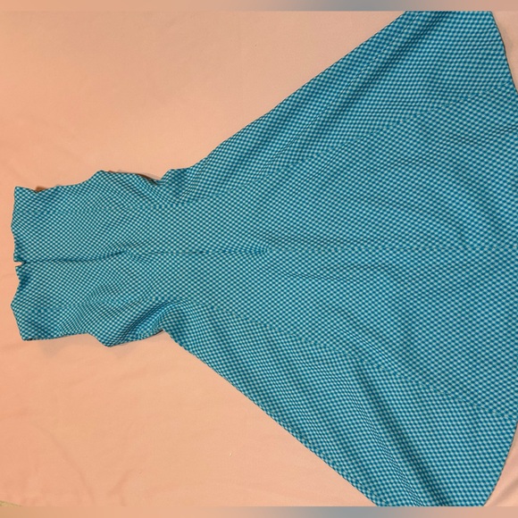 Chaps Teal and White dress - Picture 9 of 13